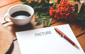 facture, cafe