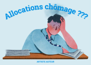 chômage, artiste, problème